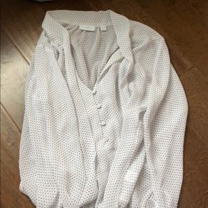 Sheet polka dot shirt